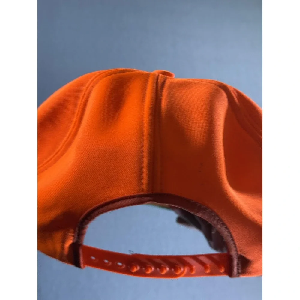 Vintage Advanced Cylinders Hat Cap Snap Back Mens‎ One Size Orange Headliner